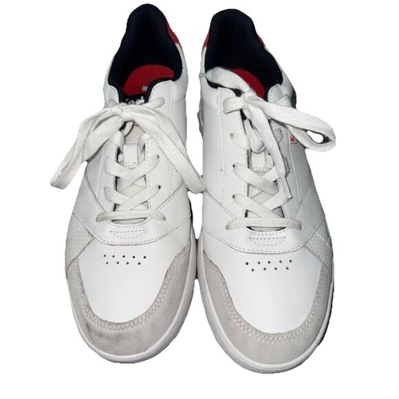 Keds The Court Leather Low Top Lace Pickleball Tennis Sneakers White 9.5 - Picture 5 of 6